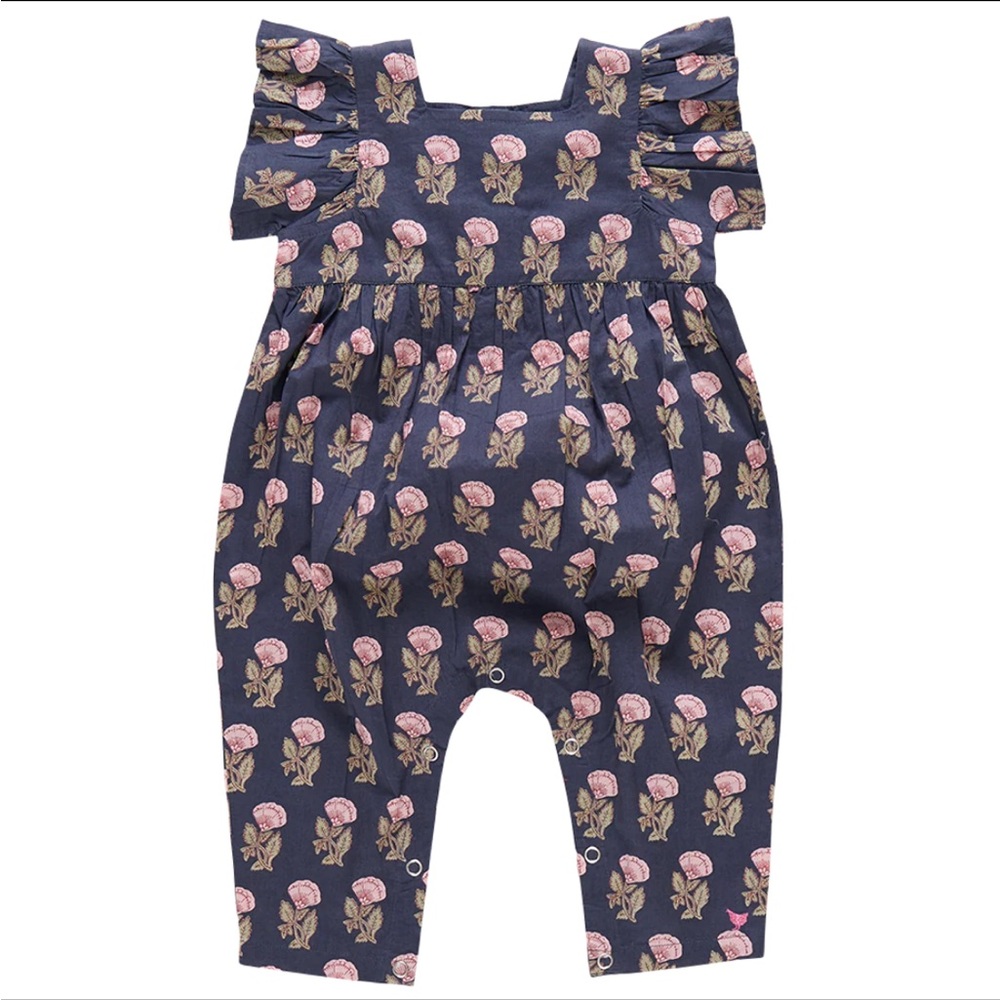Pink Chicken Navy Floral Bodysuit